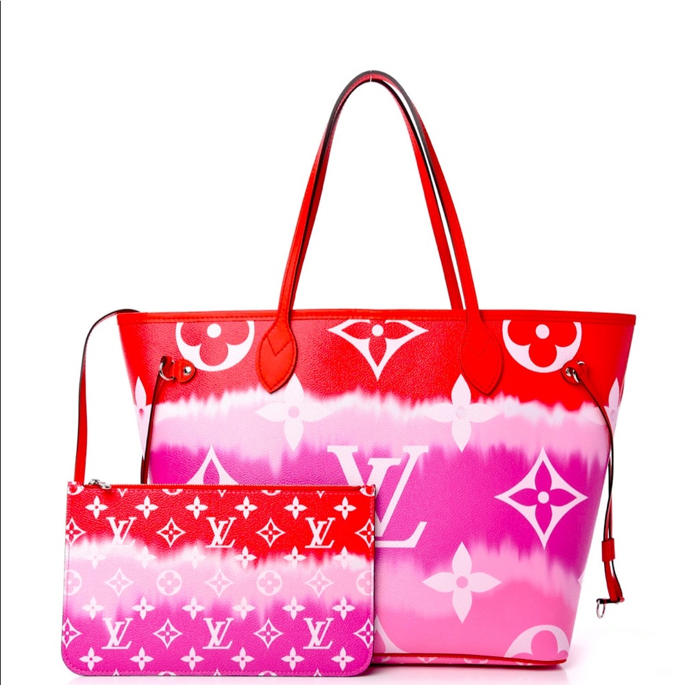 Loui Vuitton monogram escale neverful MM ROUGE
